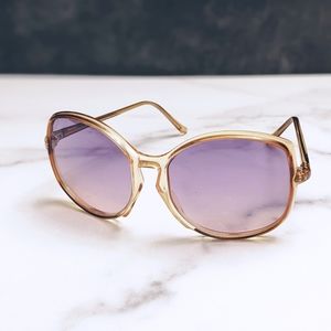 Vintage wide lense sunglasses